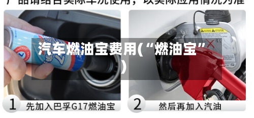 汽车燃油宝费用(“燃油宝	”)-第2张图片