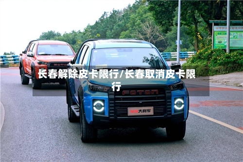 长春解除皮卡限行/长春取消皮卡限行-第2张图片