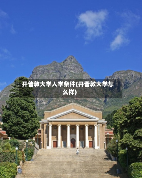 开普敦大学入学条件(开普敦大学怎么样)