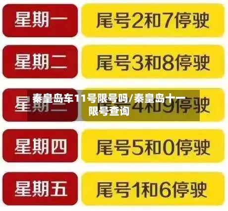 秦皇岛车11号限号吗/秦皇岛十一限号查询