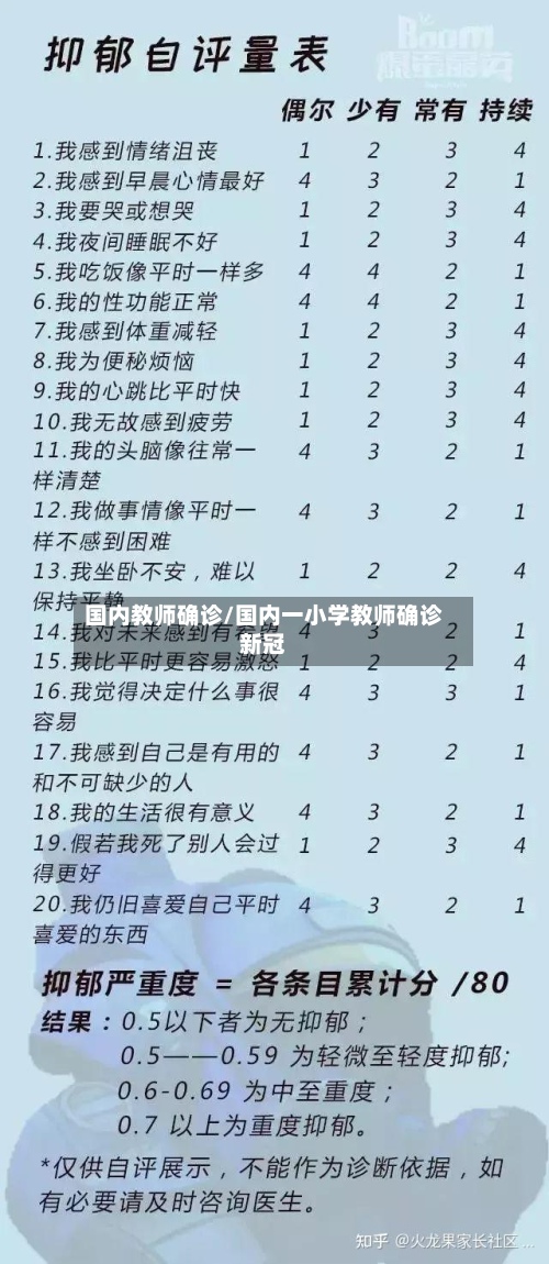 国内教师确诊/国内一小学教师确诊新冠