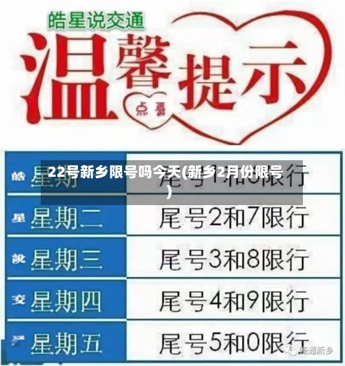 22号新乡限号吗今天(新乡2月份限号)-第2张图片