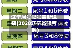 辽宁尾号限号最新通知(2020辽宁省限号吗)-第3张图片