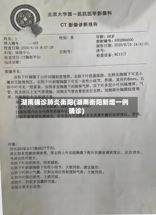 湖南确诊肺炎衡阳(湖南衡阳新增一例确诊)-第3张图片