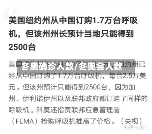冬奥确诊人数/冬奥会人数-第3张图片