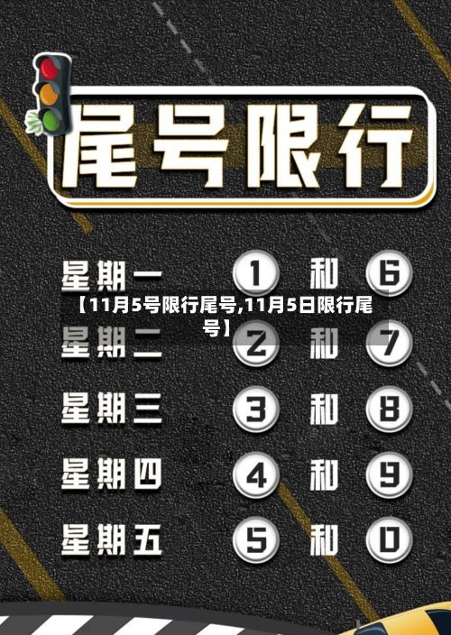 【11月5号限行尾号,11月5日限行尾号】
