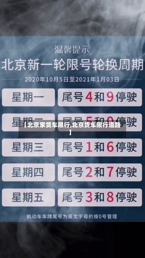 【北京家货车限行,北京货车限行道路】