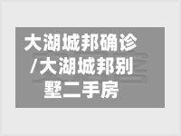 大湖城邦确诊/大湖城邦别墅二手房-第2张图片