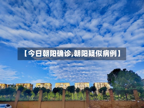 【今日朝阳确诊,朝阳疑似病例】-第3张图片